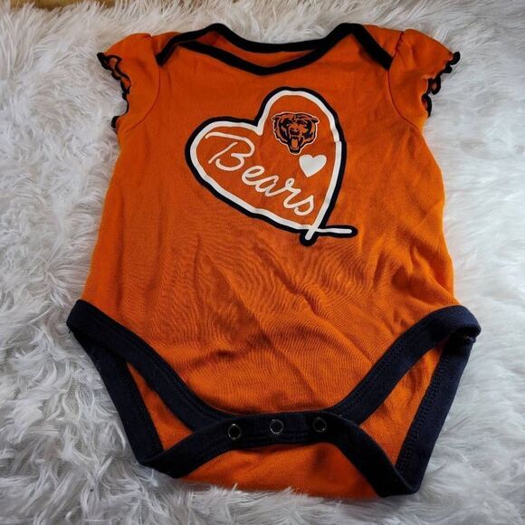 NFL Team Apparel Chicago Bears Bodysuite- Size 3/6 M - Picture 1 of 4